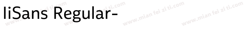 IiSans Regular字体转换